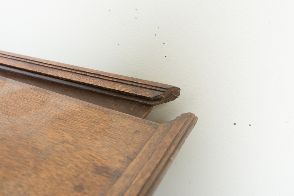Antique Beverage Cabinet with Removable Tray Top
