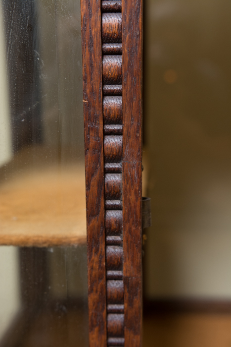 Antique Beverage Cabinet with Removable Tray Top