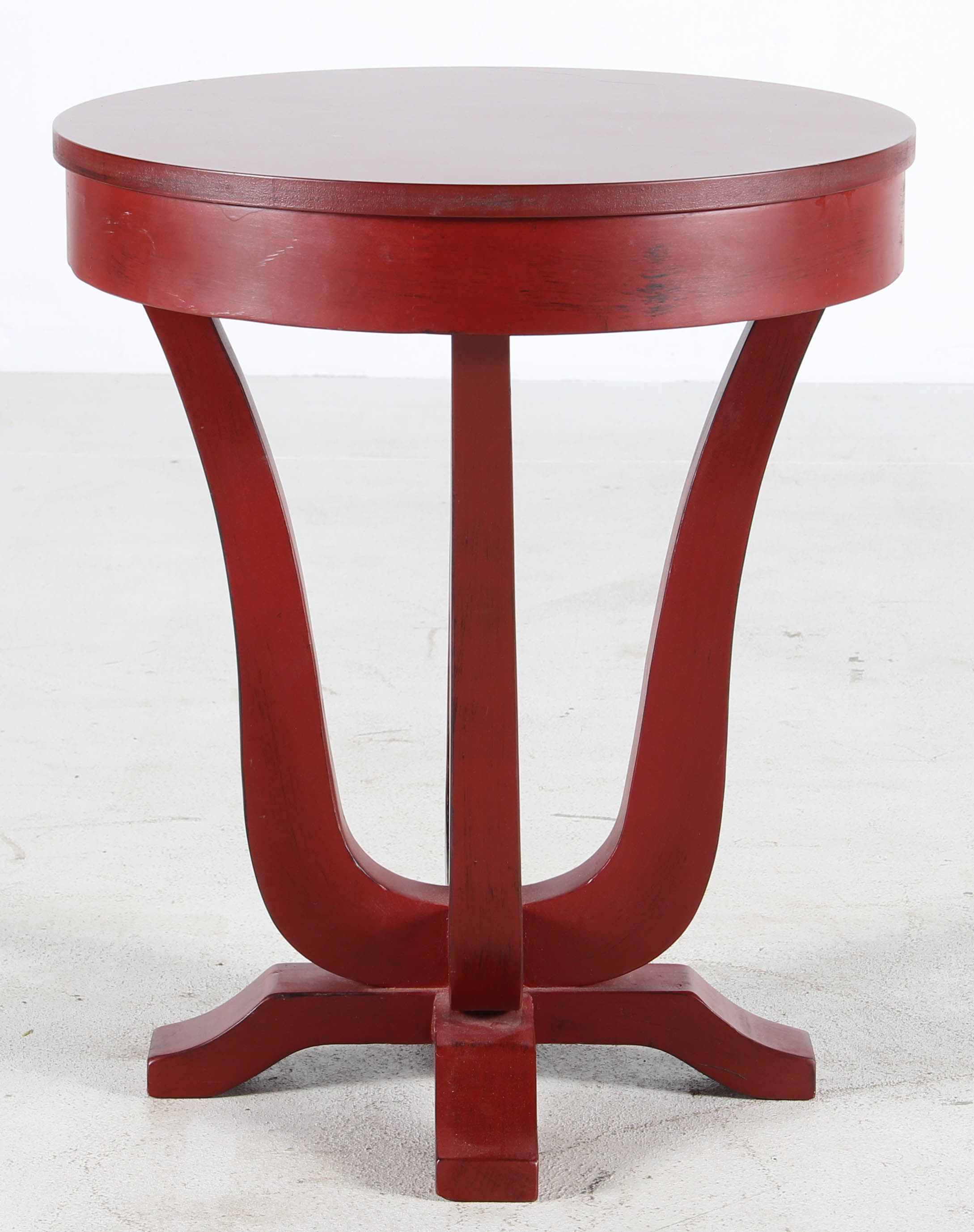 Red Accent Table