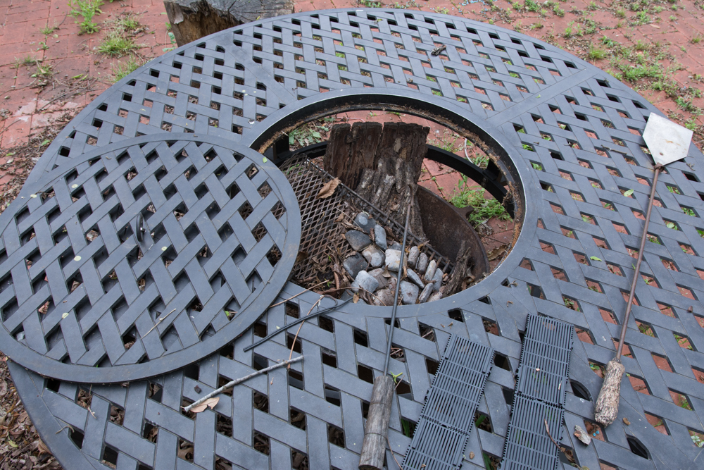 Black Iron Fire Pit