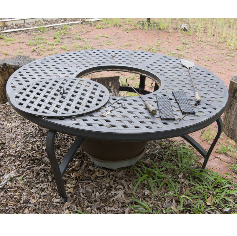 Black Iron Fire Pit