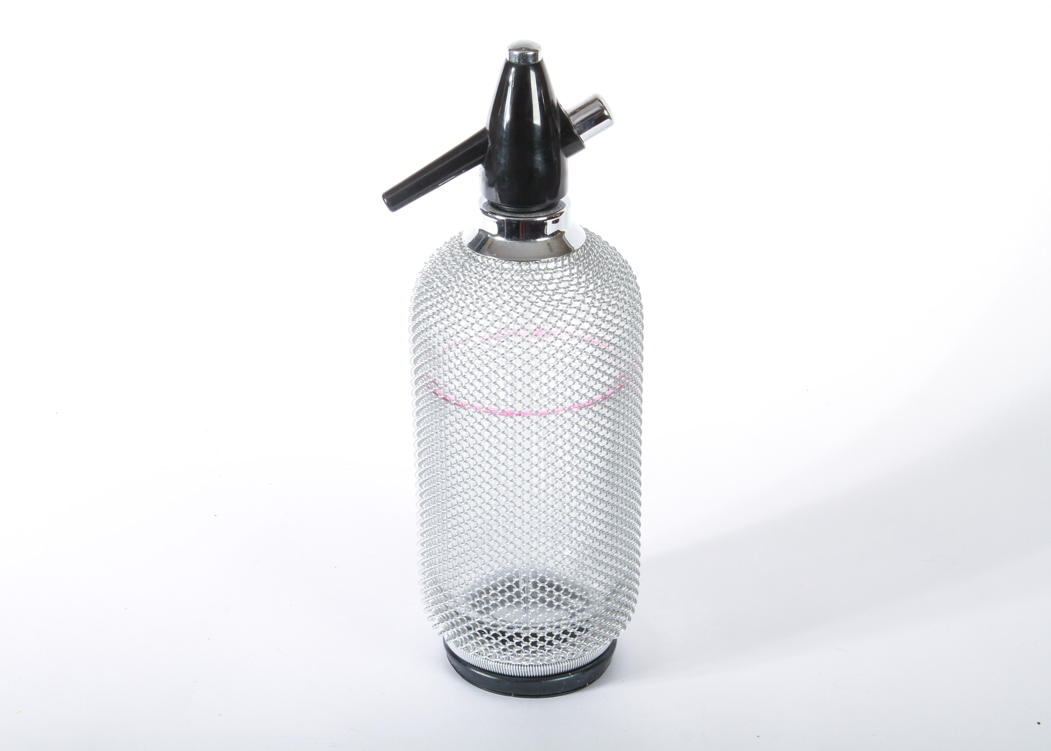 Mesh Covered Soda Siphon Bottle