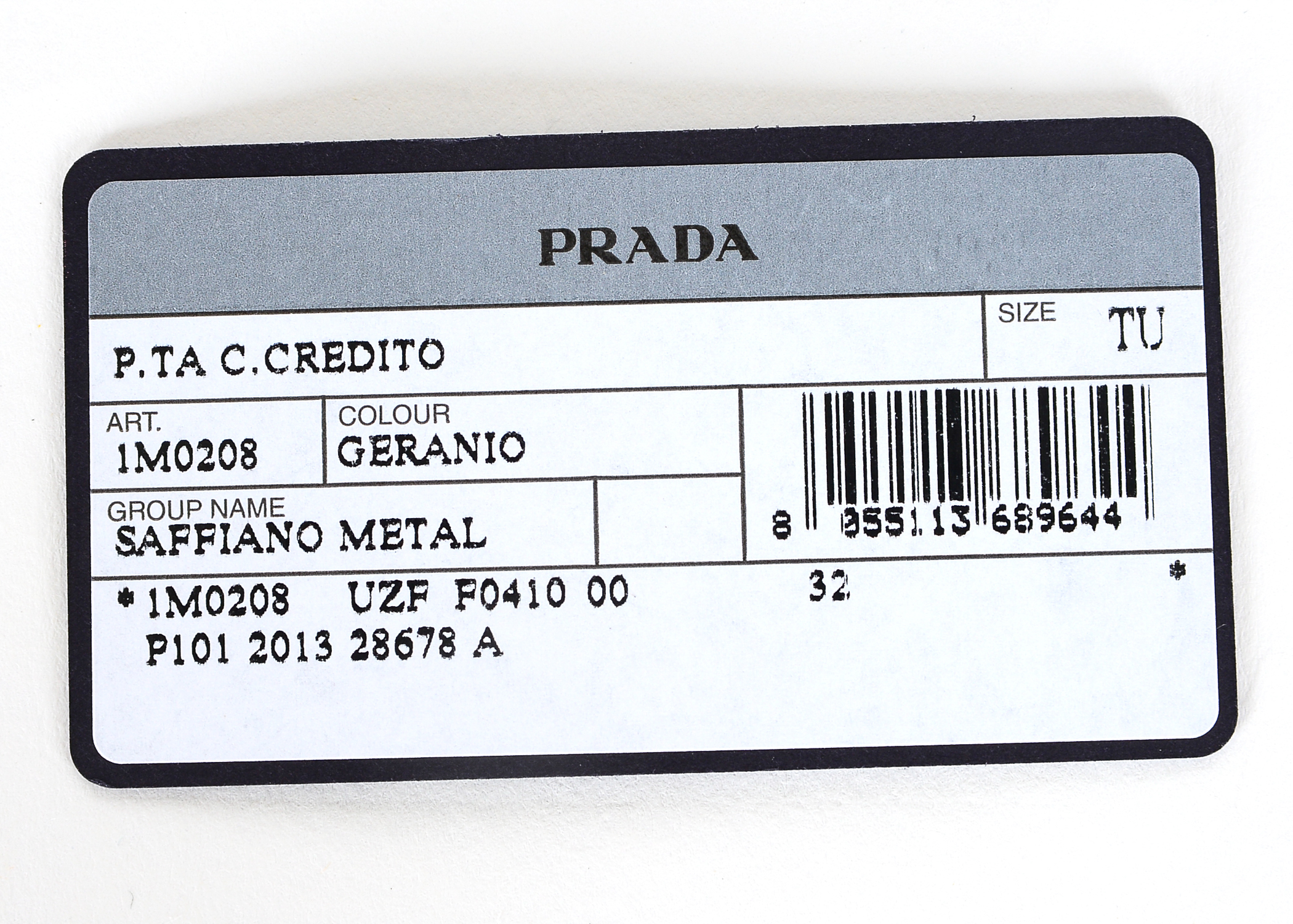 Pink Prada Credit Card Holder