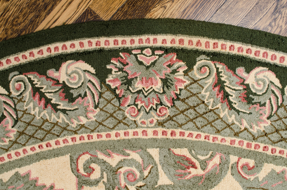 Stark Round Floral Rug