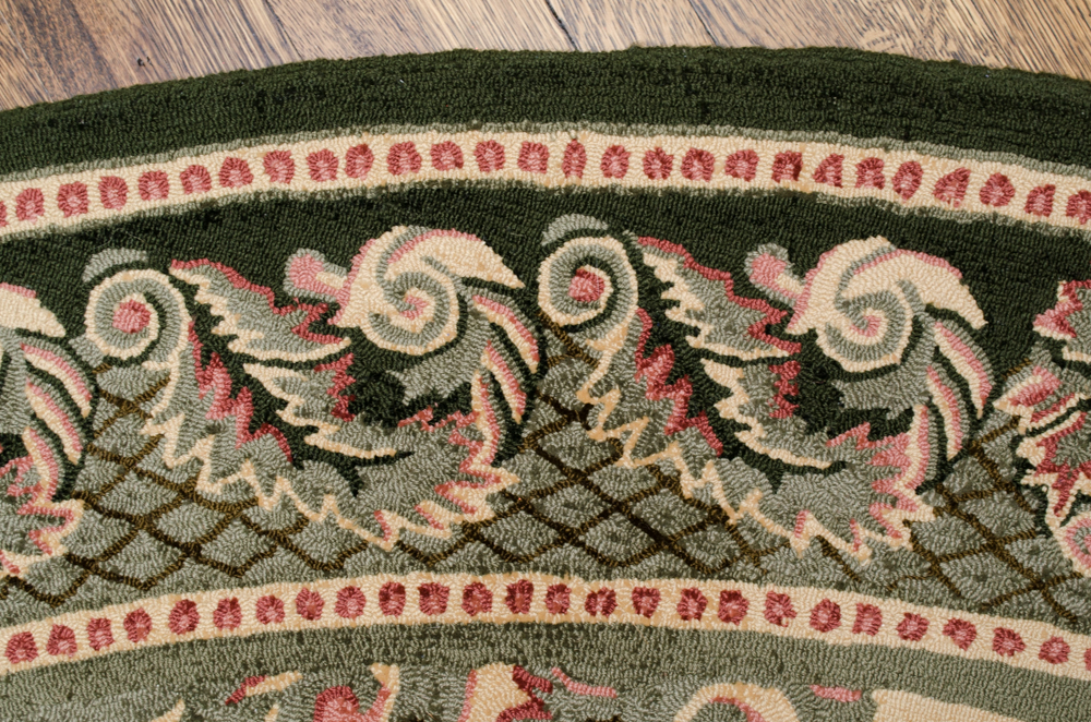 Stark Round Floral Rug