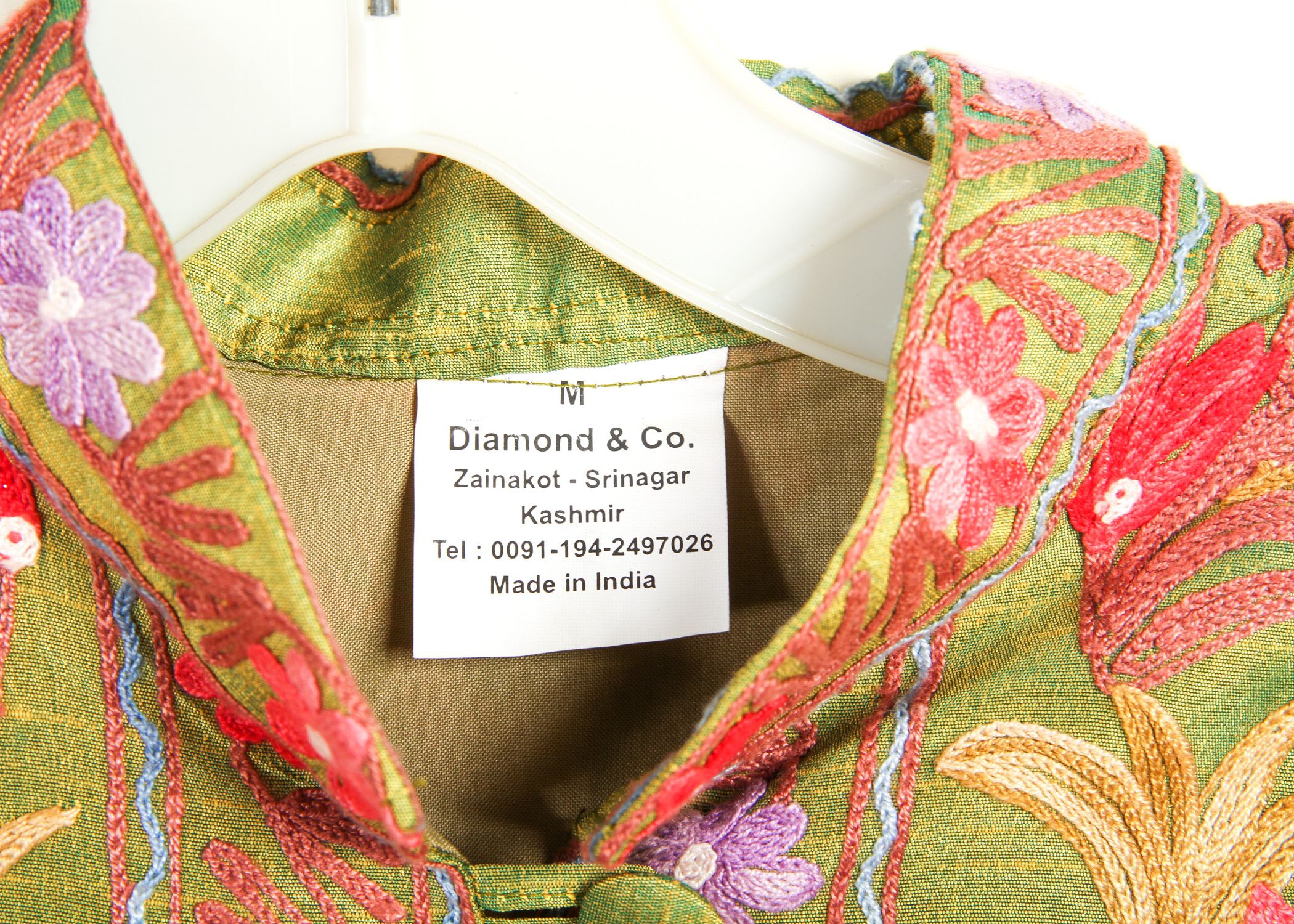 Embroidered Coat Made in India