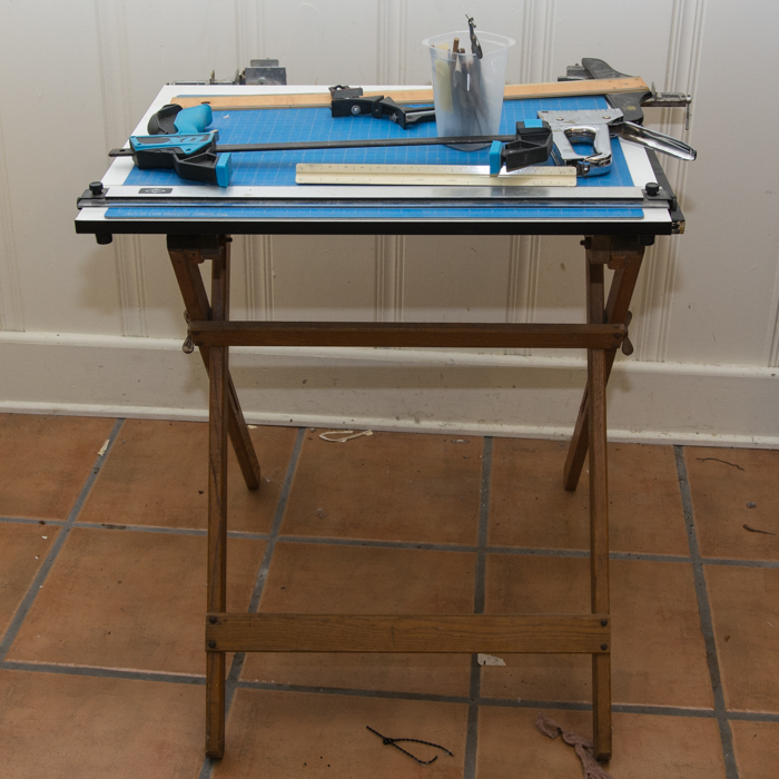 Drafting Table And Tools