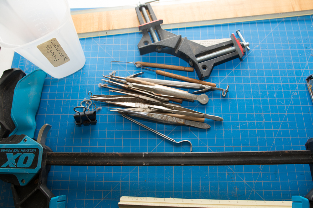 Drafting Table And Tools