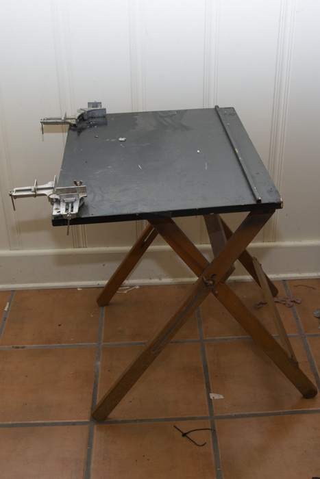 Drafting Table And Tools