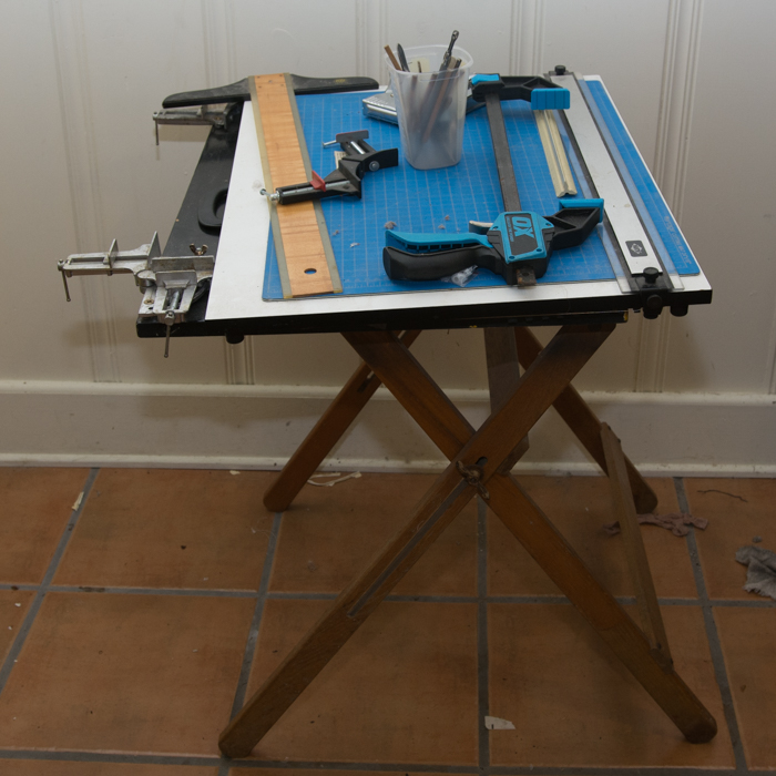 Drafting Table And Tools