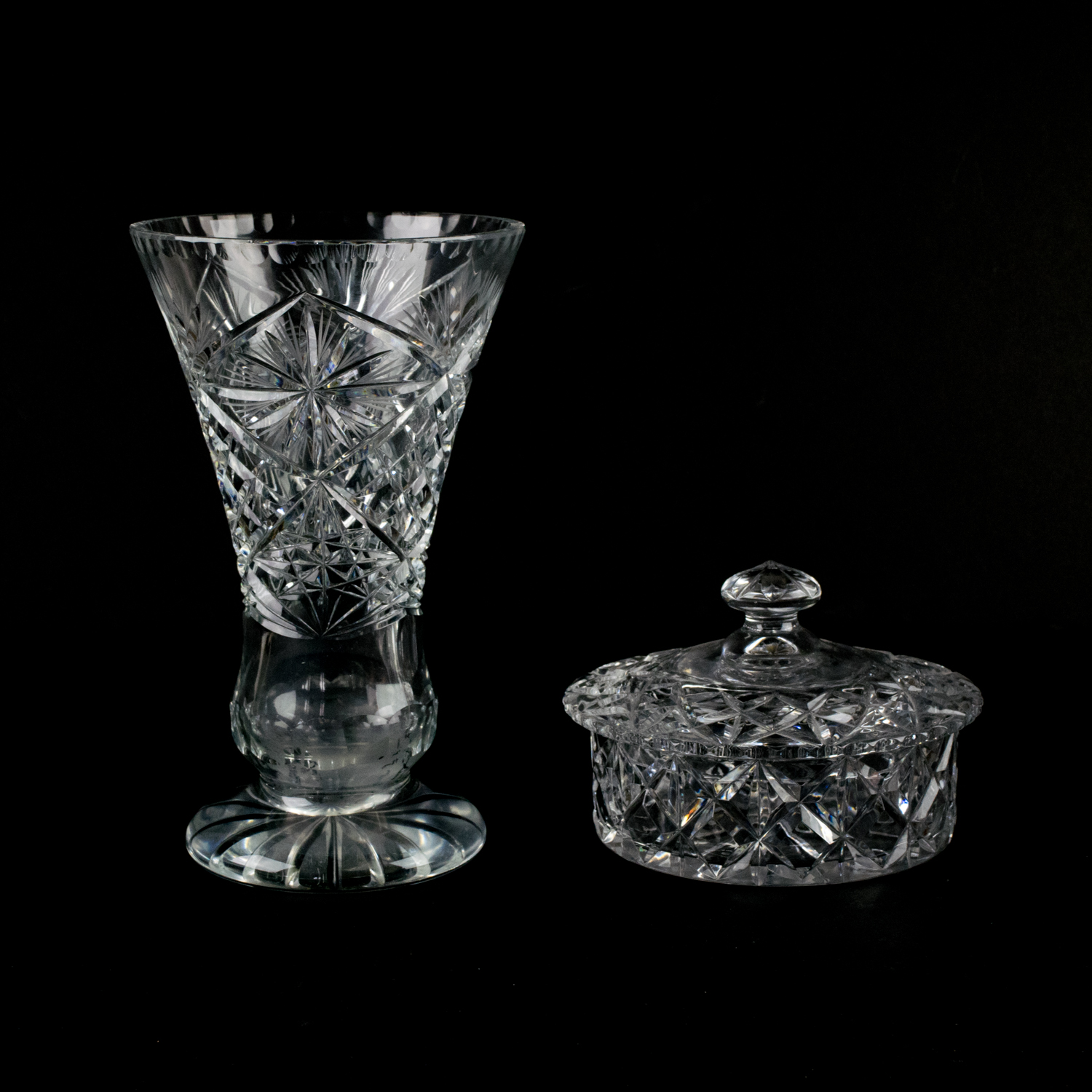 Pair of Crystal Pieces