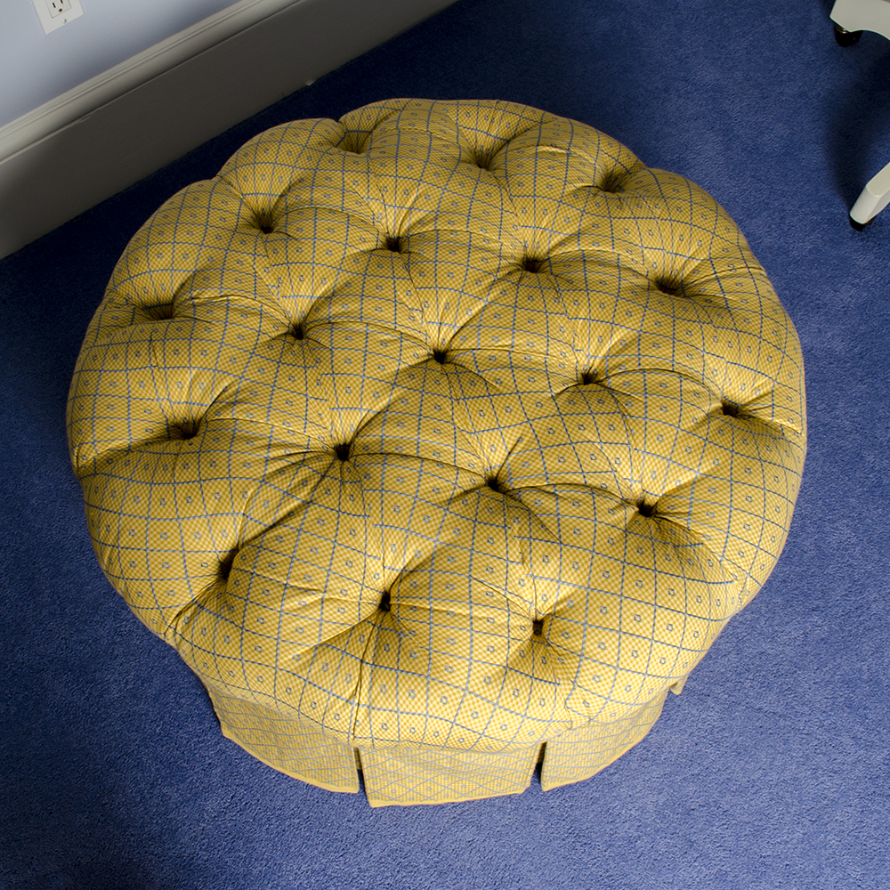 Round Tufted Ottoman