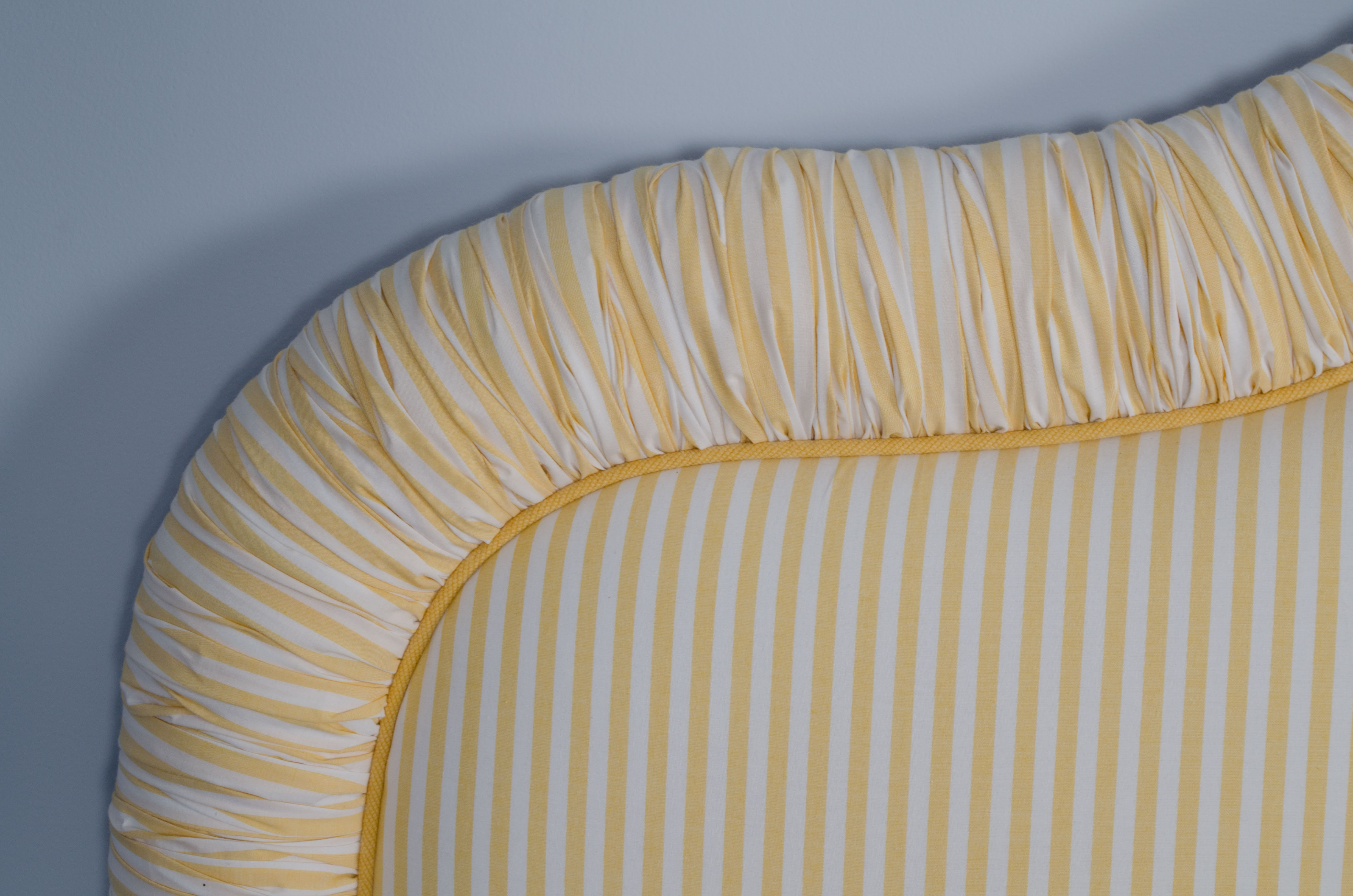 Custom  Queen Headboard And Coordinating Linens