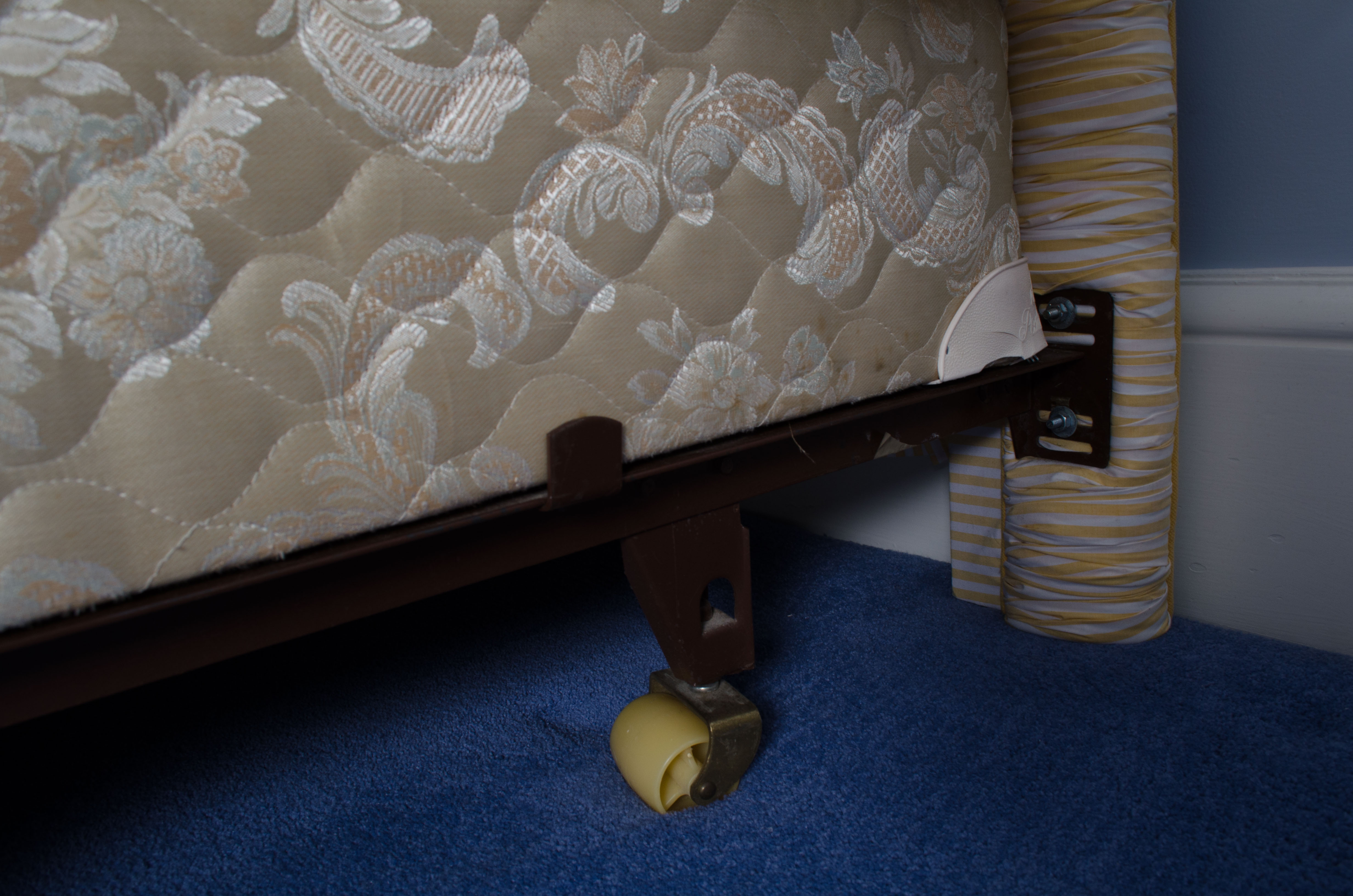 Custom  Queen Headboard And Coordinating Linens