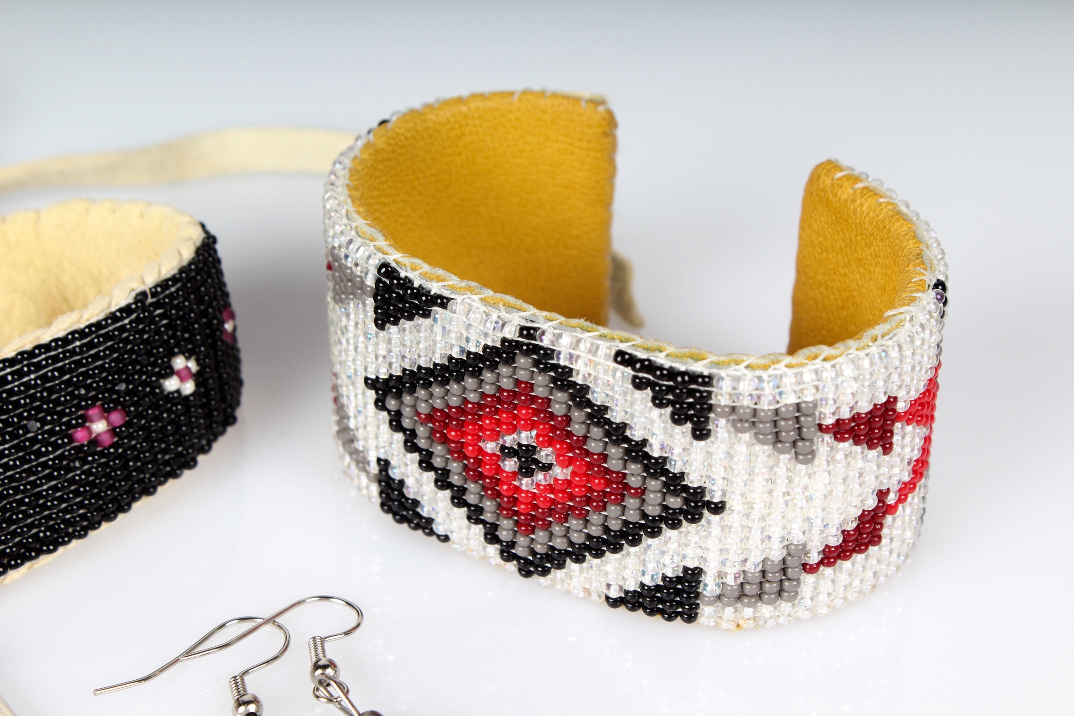 Trio of Native American Beaded Jewelry