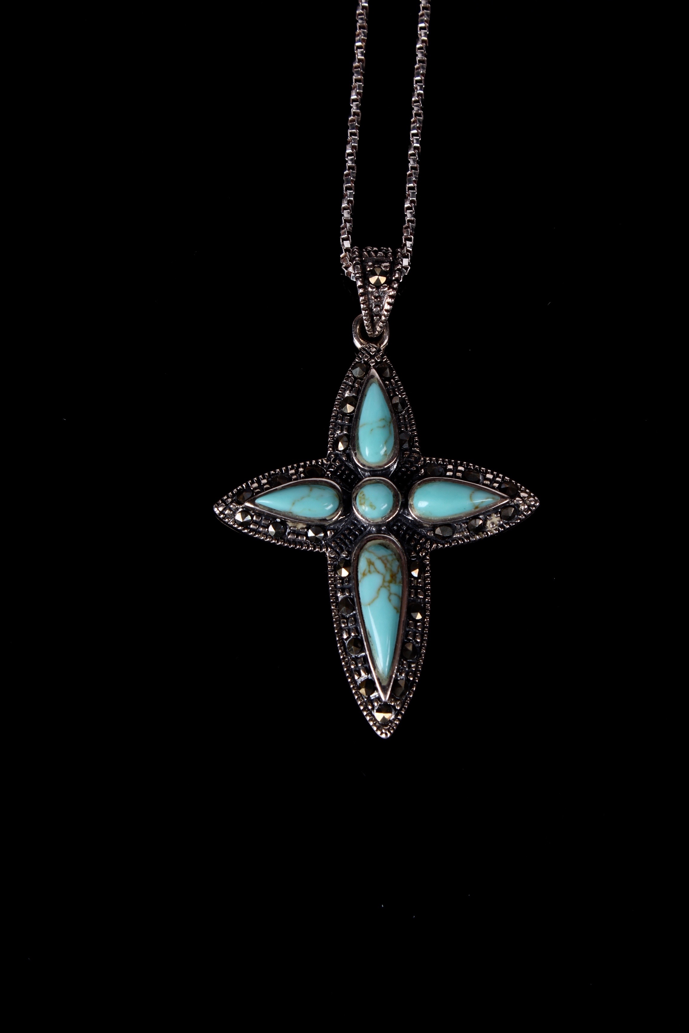 Collection of Sterling Silver and Semi-Precious Gemstone Necklaces