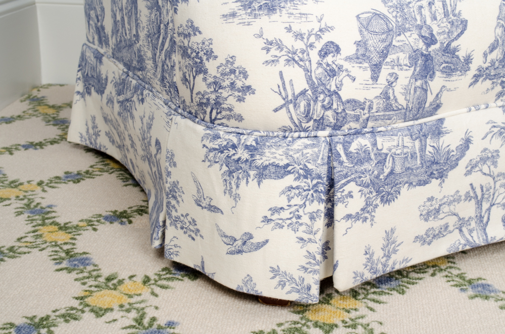 William Allen Toile Club Chair