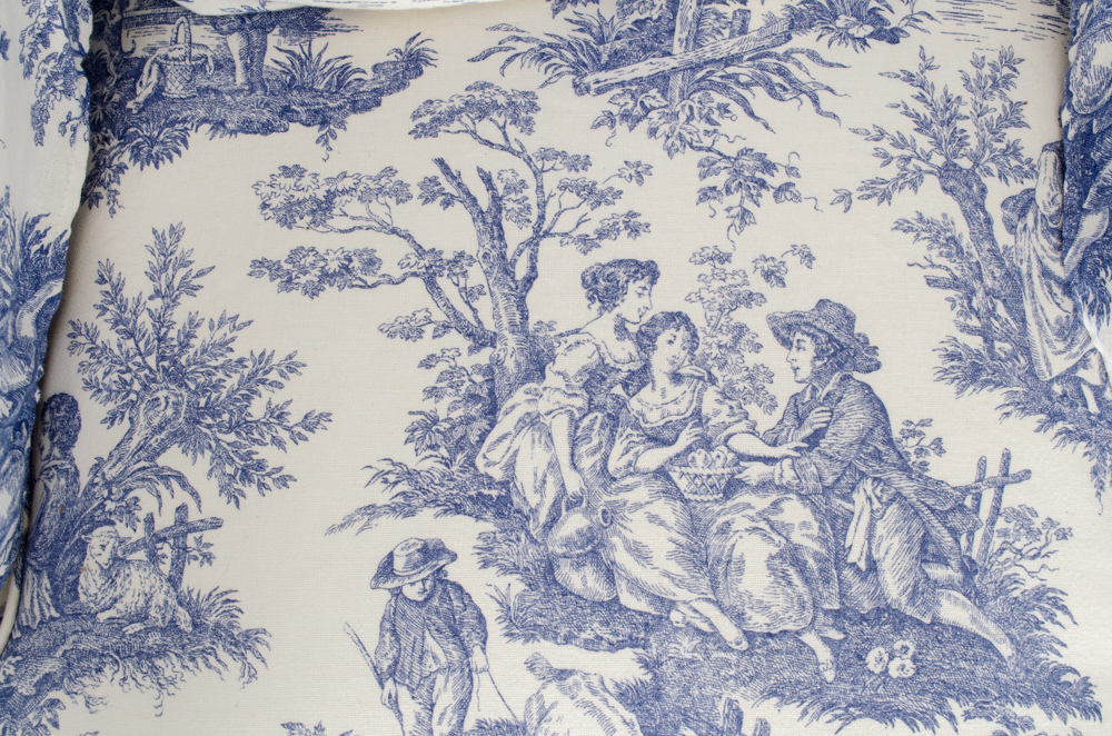 William Allen Toile Club Chair