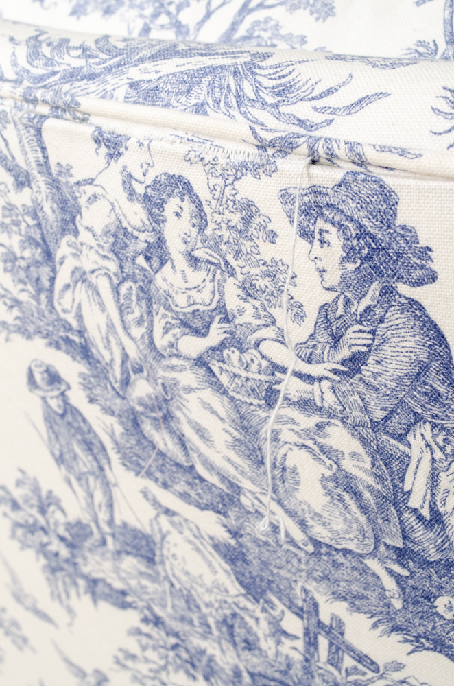William Allen Toile Club Chair