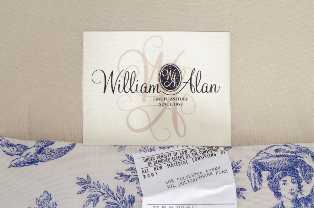William Allen Toile Club Chair