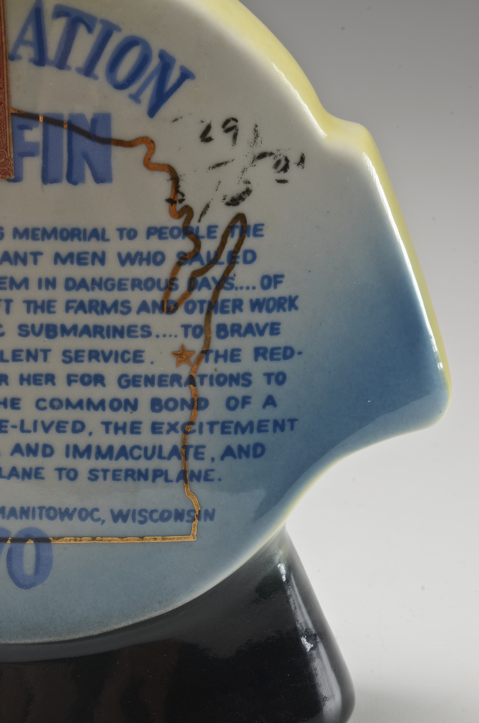 Pair of Vintage Ceramic Liquor Decanters