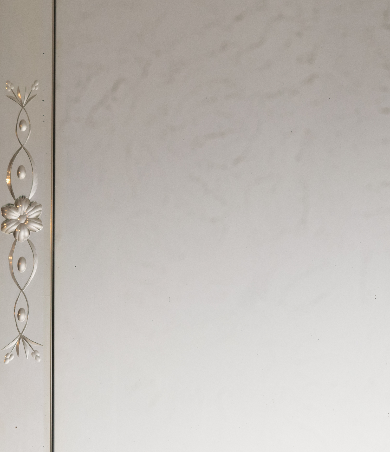 Etched Mirror Circa 1930's