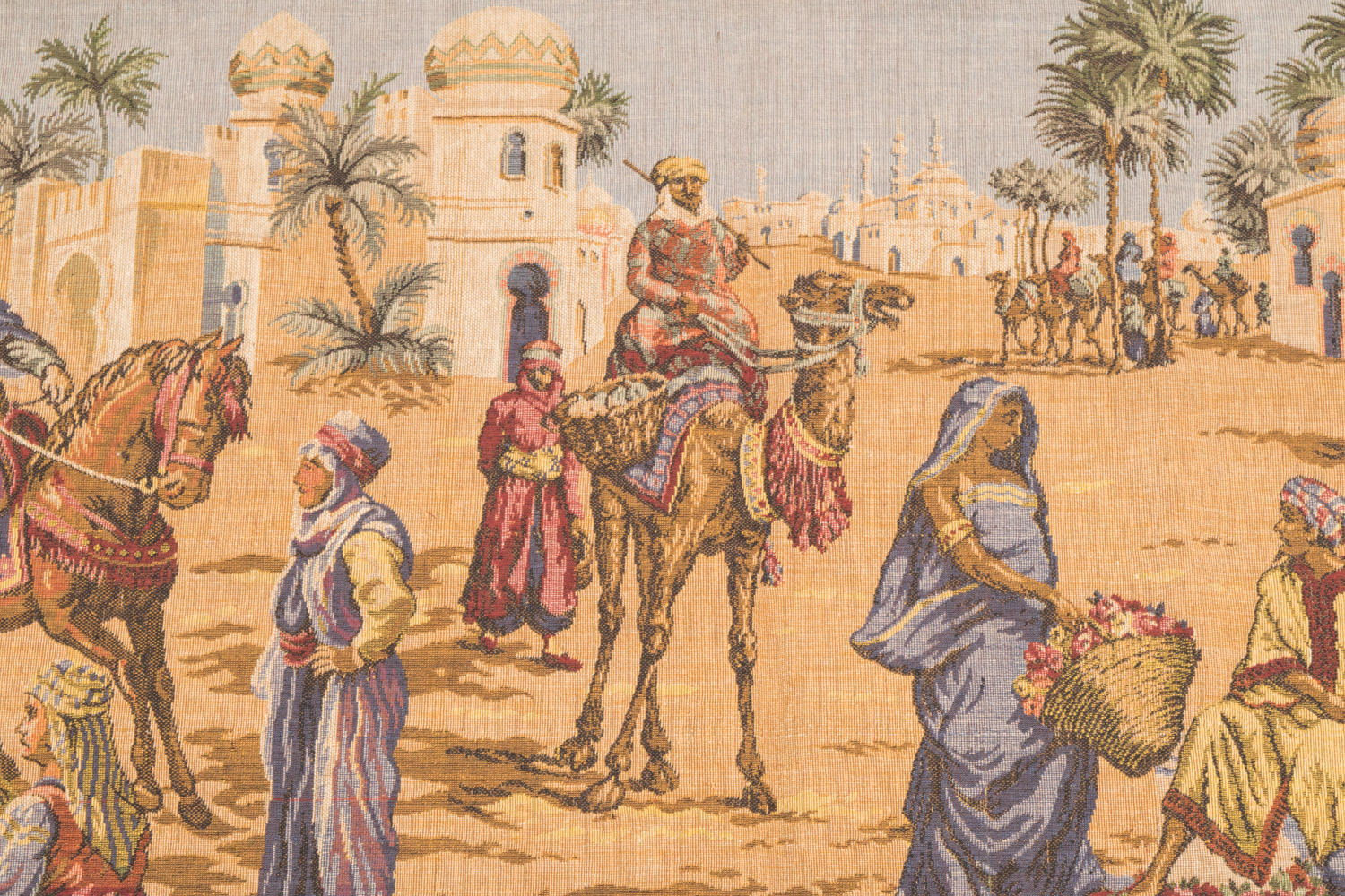 Tapestry Depicting Market Day