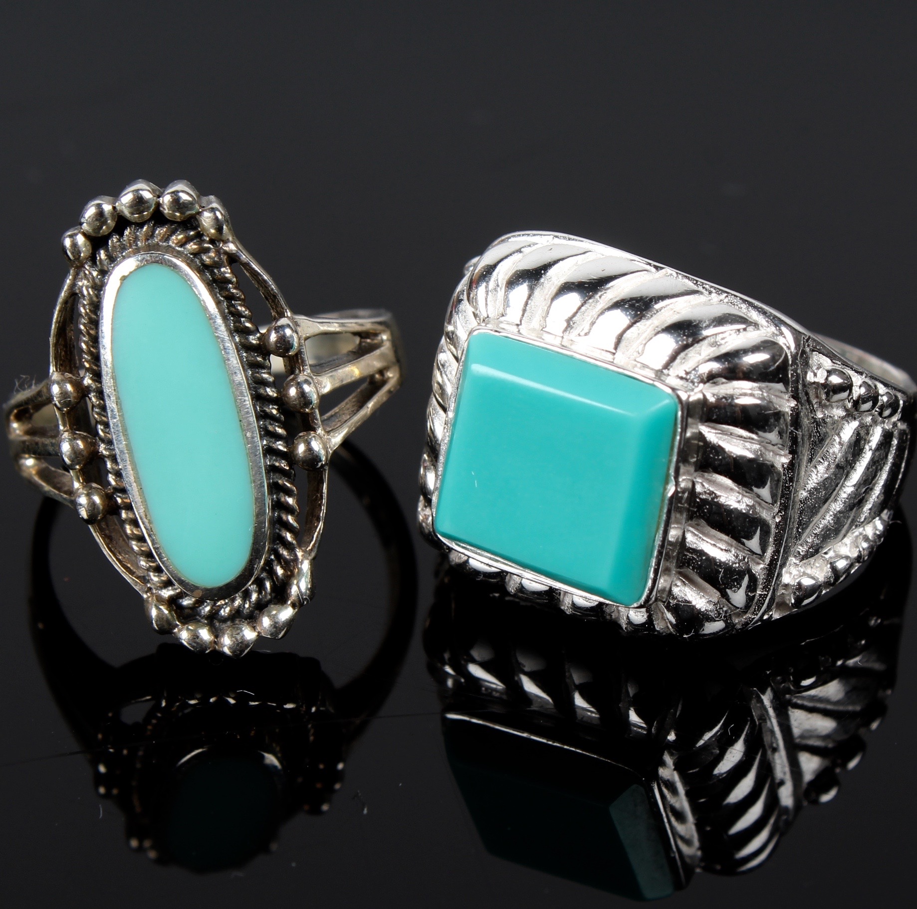 Collection of Sterling Silver Statement Rings