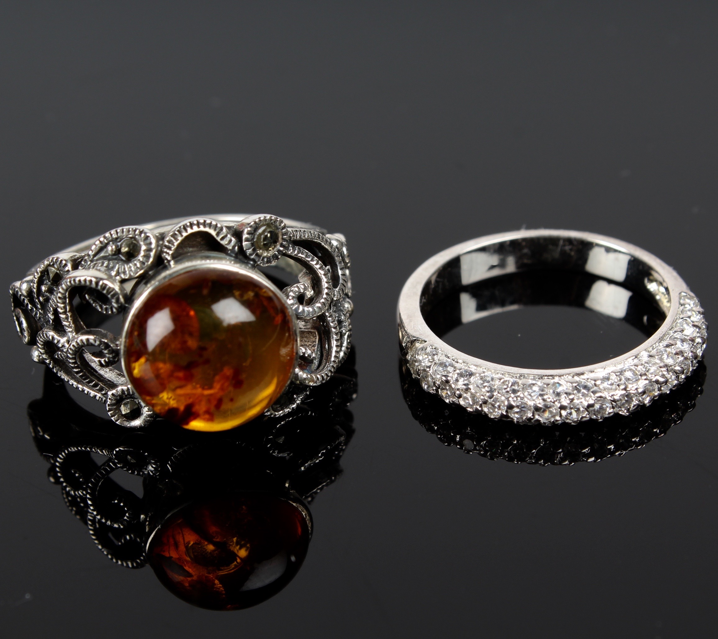 Collection of Sterling Silver Statement Rings