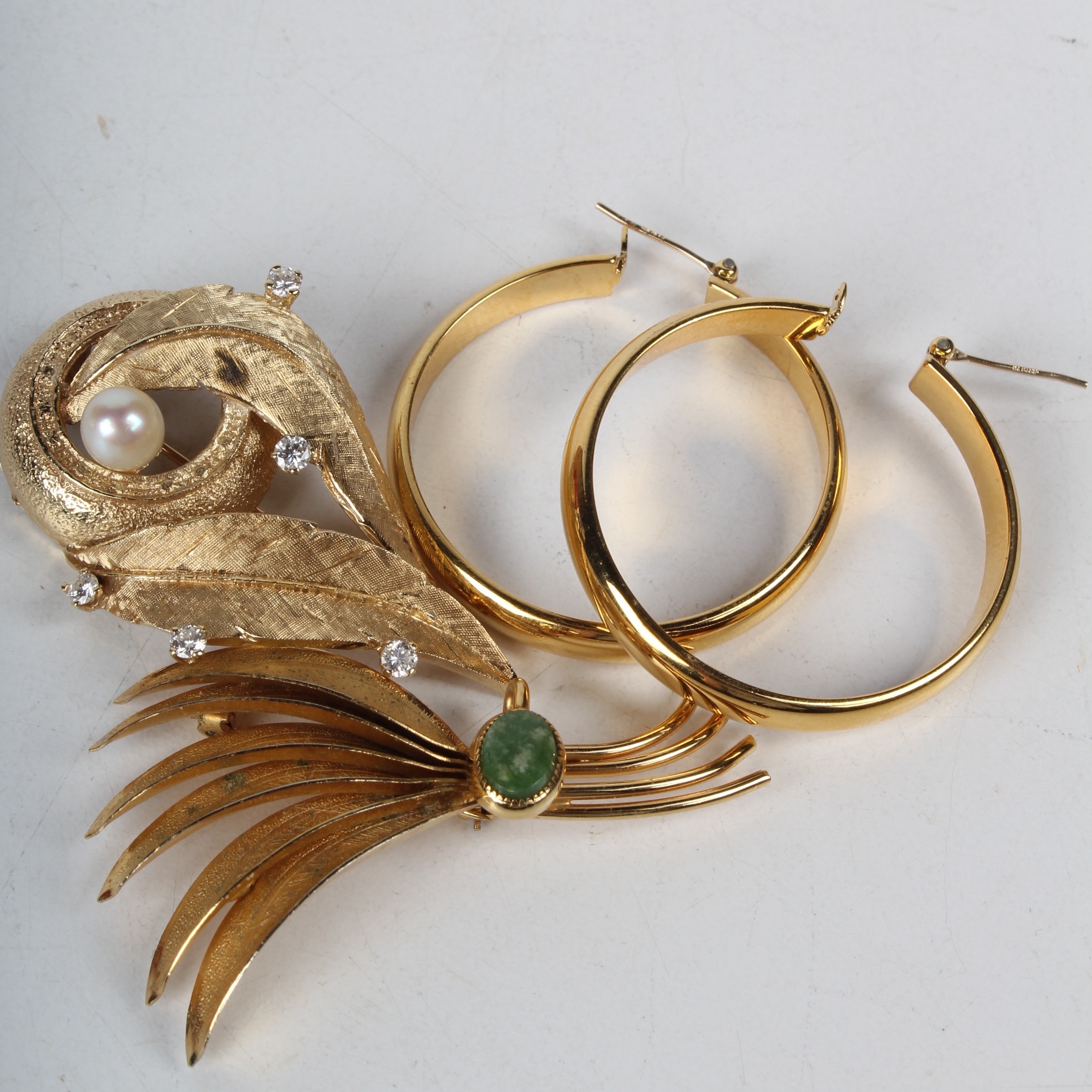 Trio of Vintage Costume Jewelry