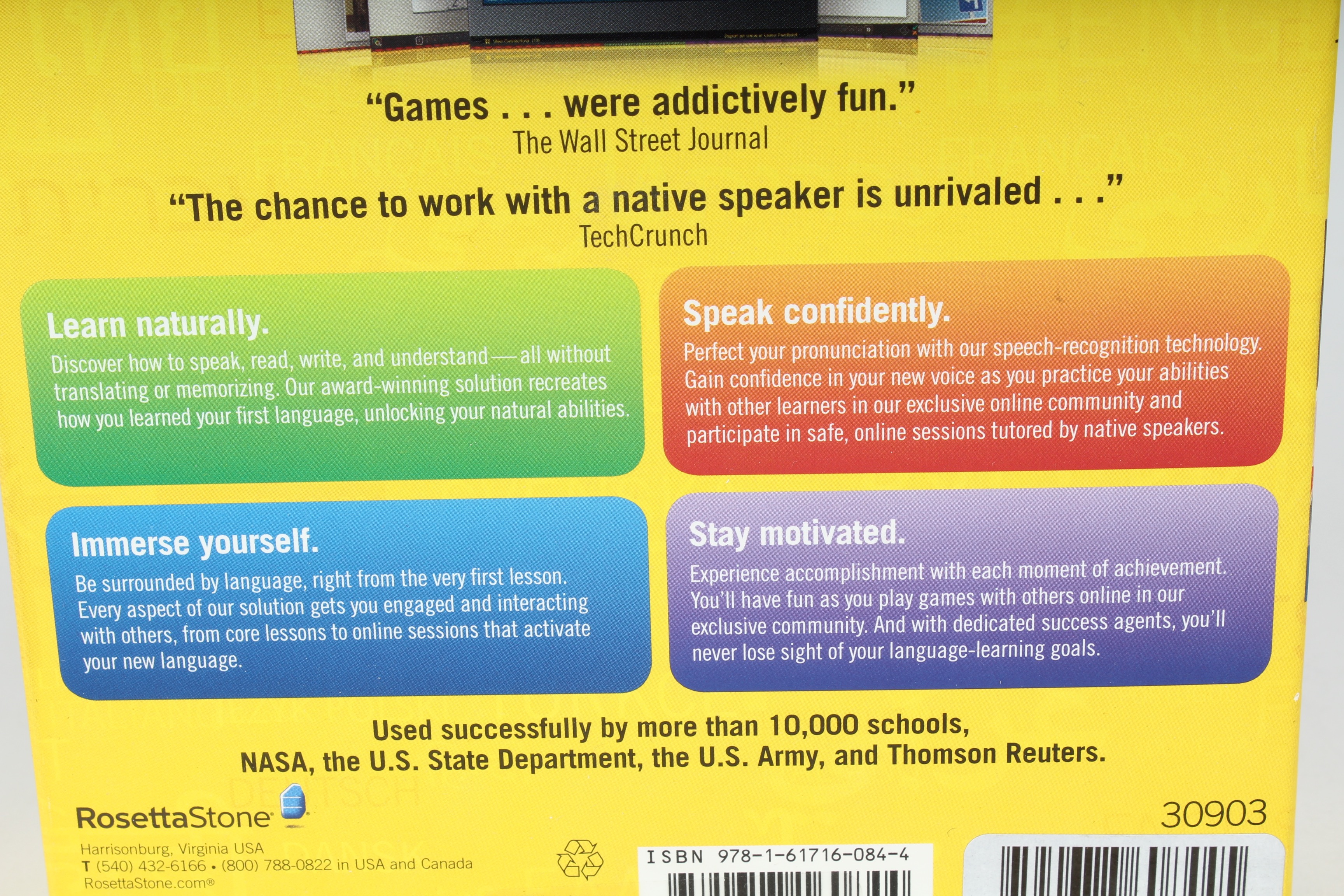 New In Box RosettaStone Spanish