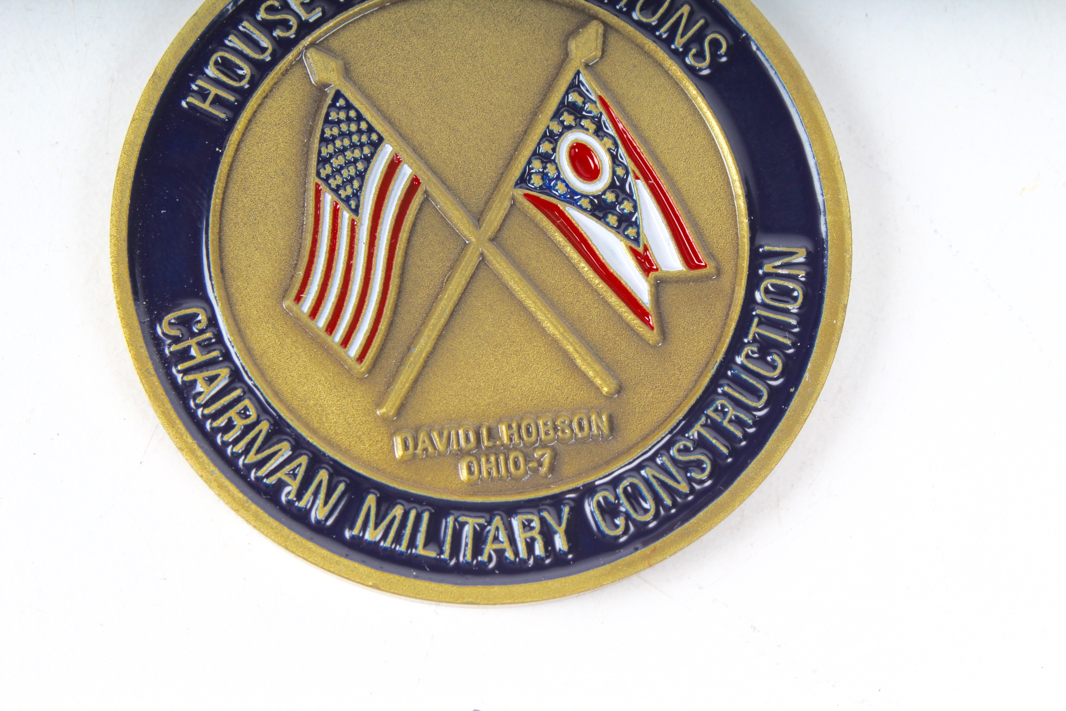 David Hobson House Appropriations Committee  Challenge Coin