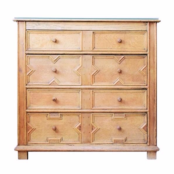 Charles II Antique Oak Chest of Drawers