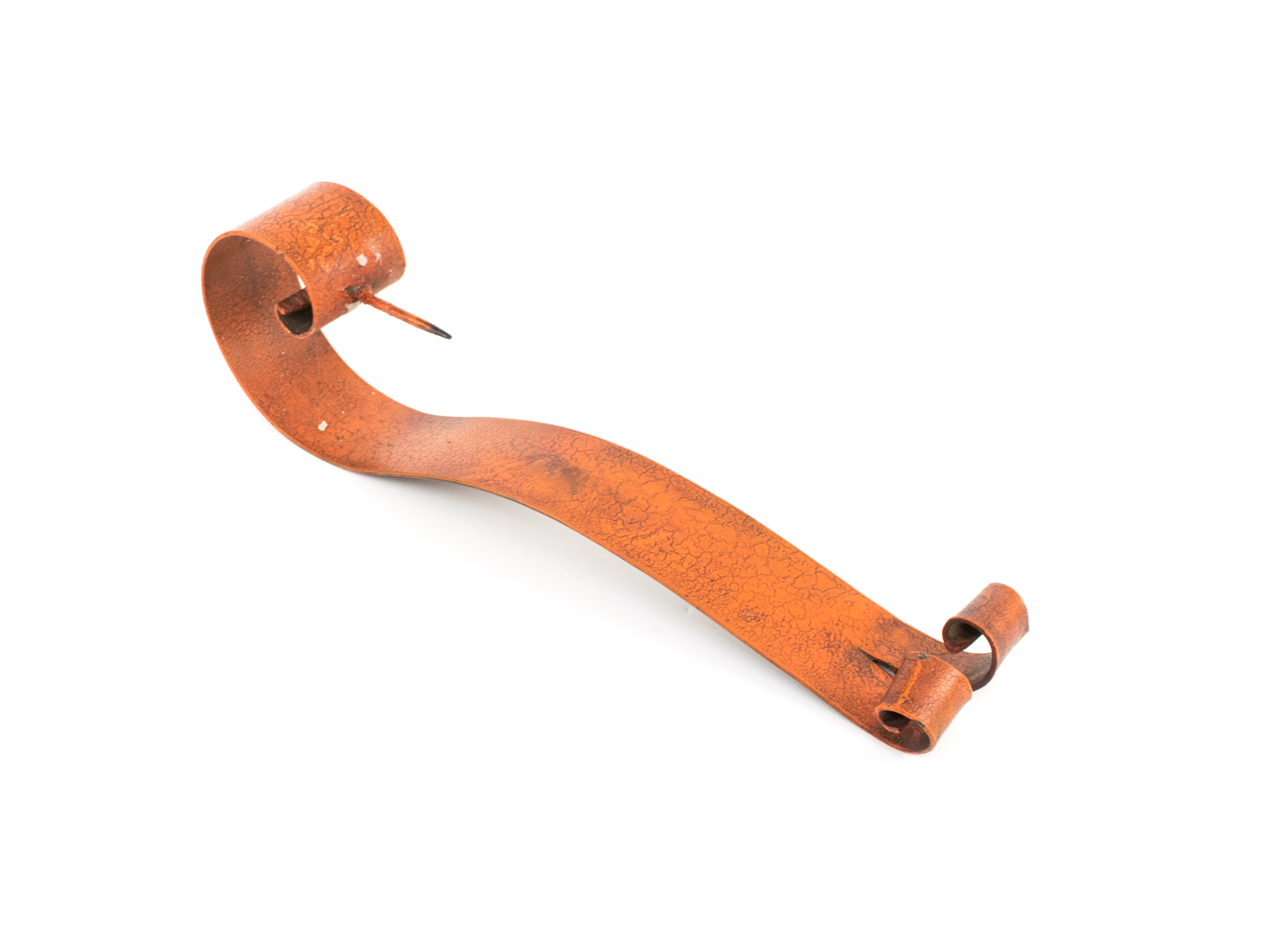 Pair of Orange Contemporary Wall Sconces