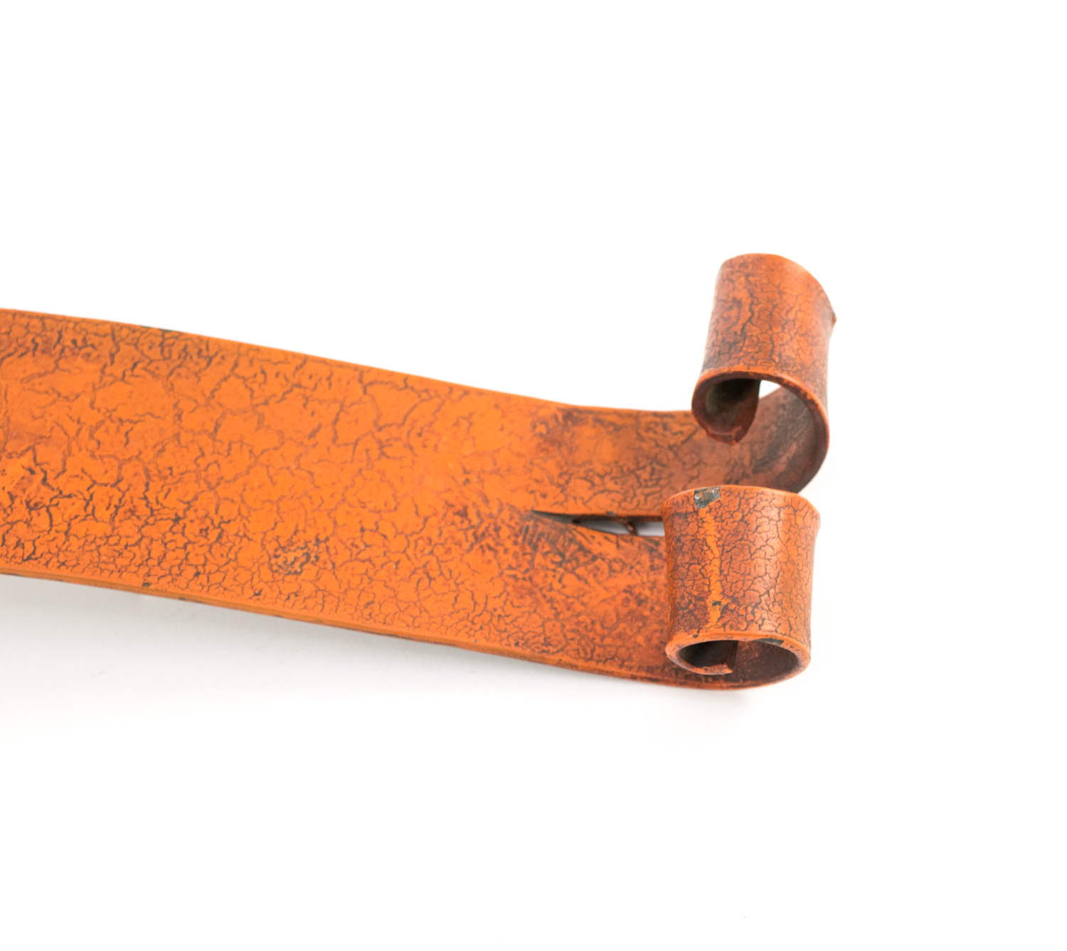 Pair of Orange Contemporary Wall Sconces