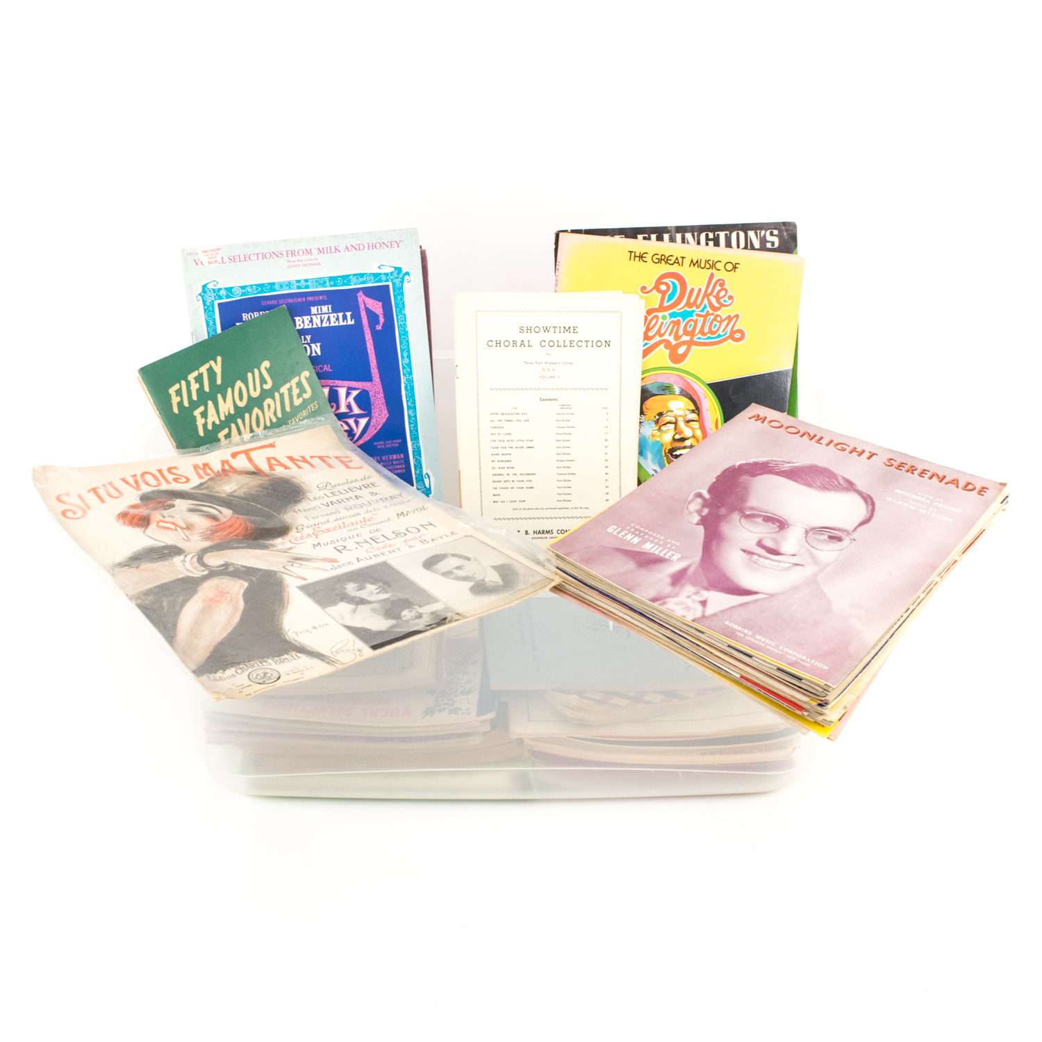 Collection of 1940's and 1950's Sheet Music