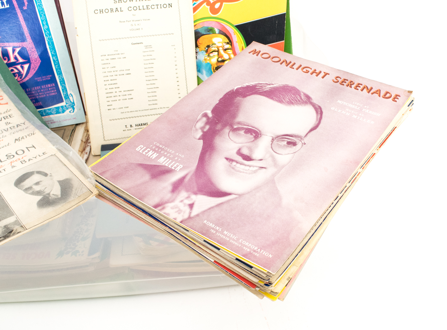 Collection of 1940's and 1950's Sheet Music