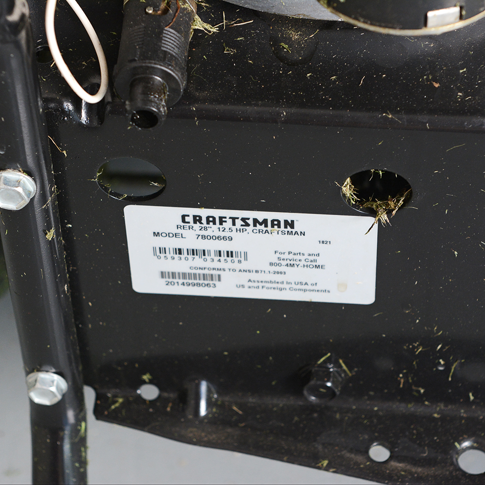 Craftsman 28" Deck Riding Lawn Mower