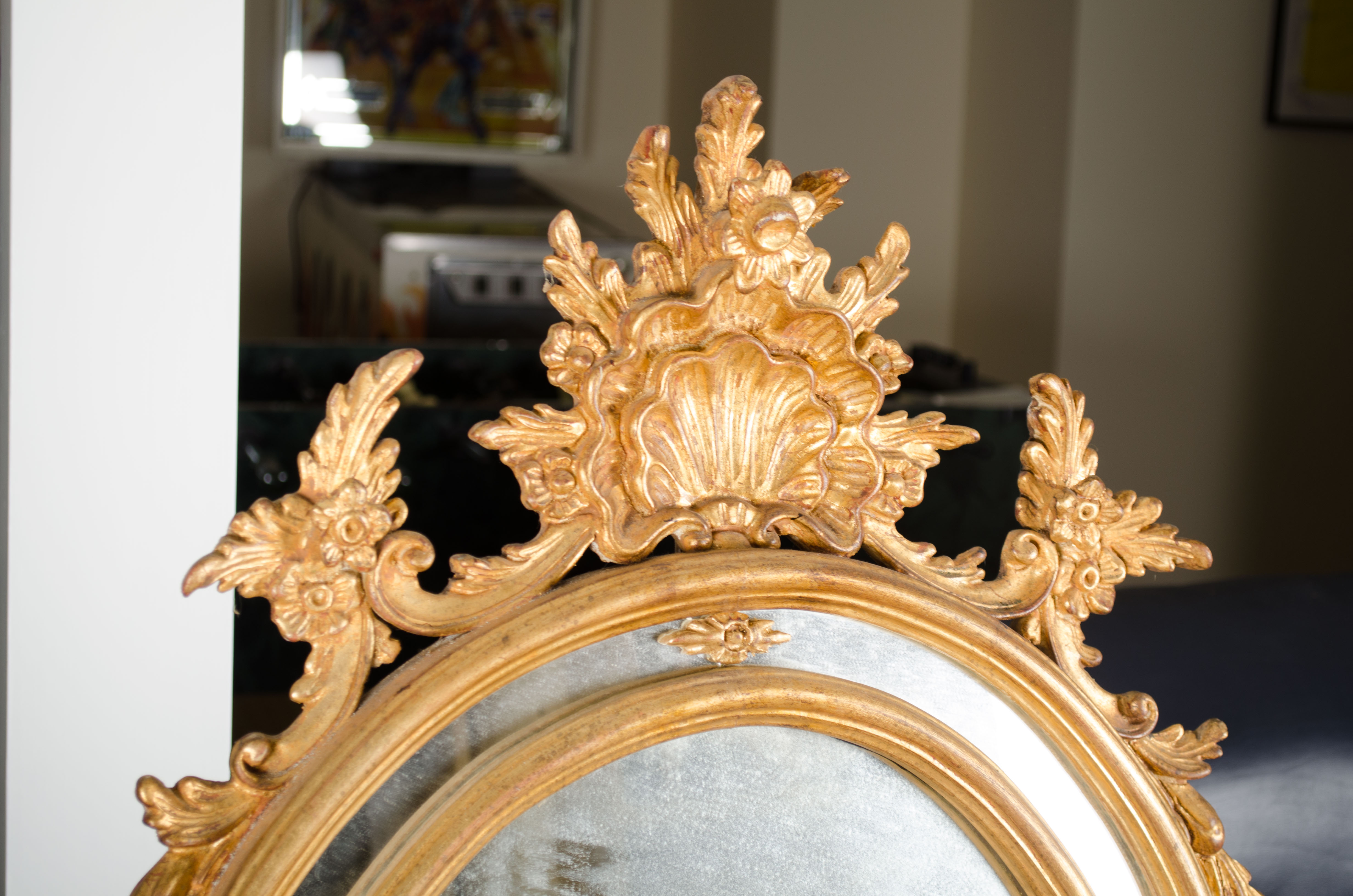 Vintage La Barge Baroque Mirror