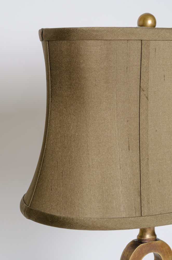 Sculptural Brass Desk Lamp