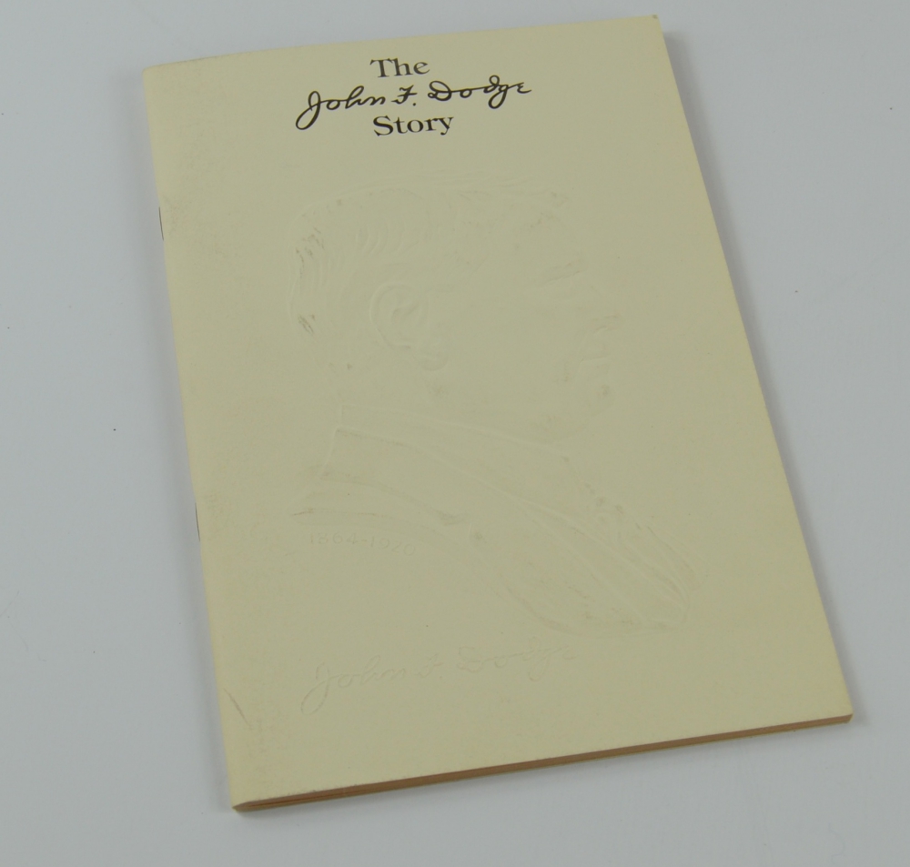 "The John F. Dodge Story" Commercial Book Sample