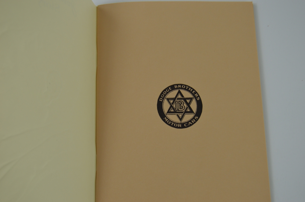 "The John F. Dodge Story" Commercial Book Sample