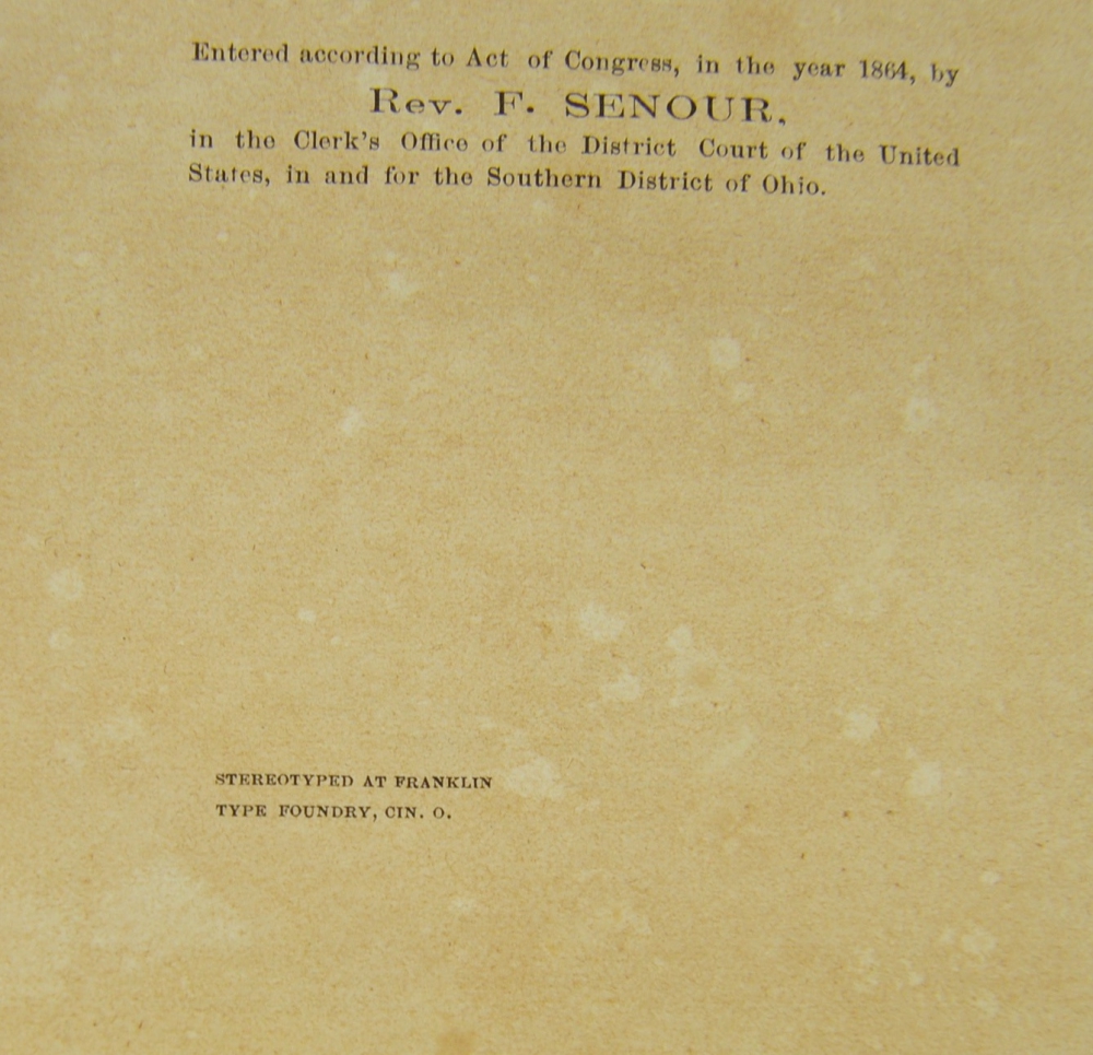 1865 "Morgan And His Captors" By Rev. F. Senour