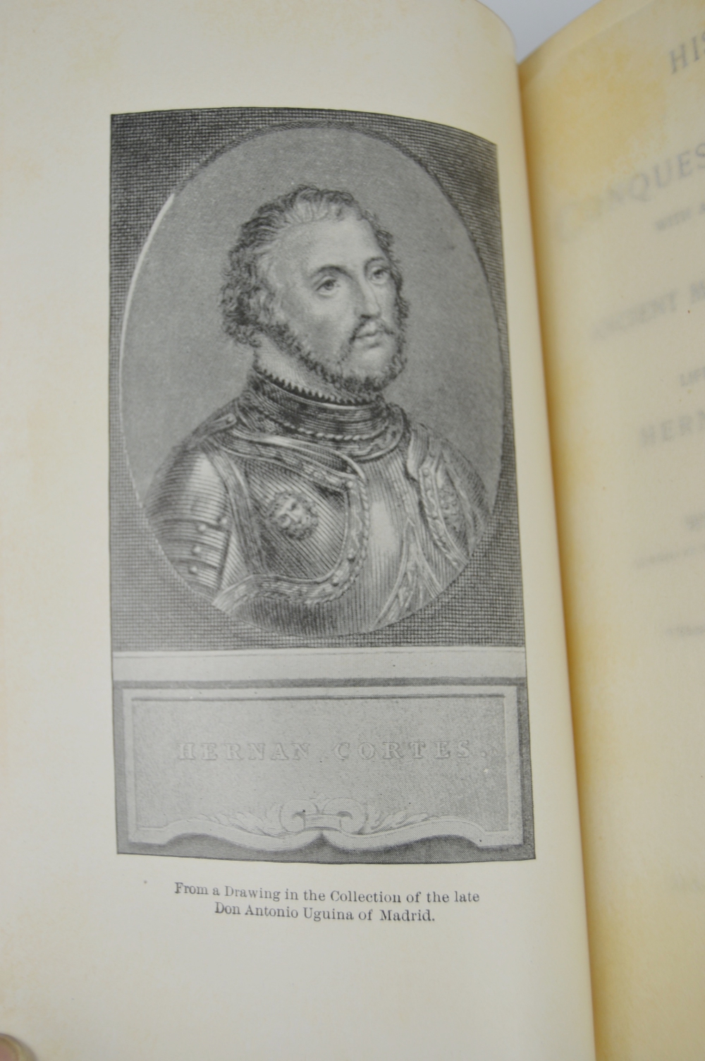 Antique "Conquest of Mexico", 3 Volumes