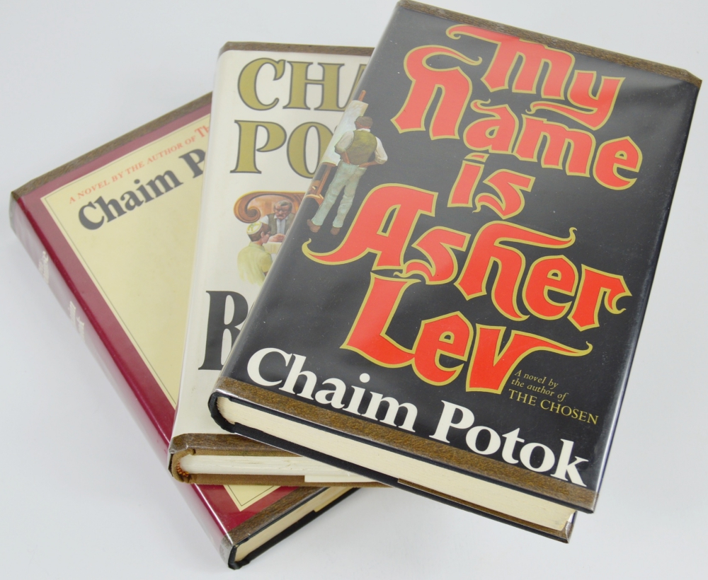 1st Edition Chaim Potok Novels, One Signed