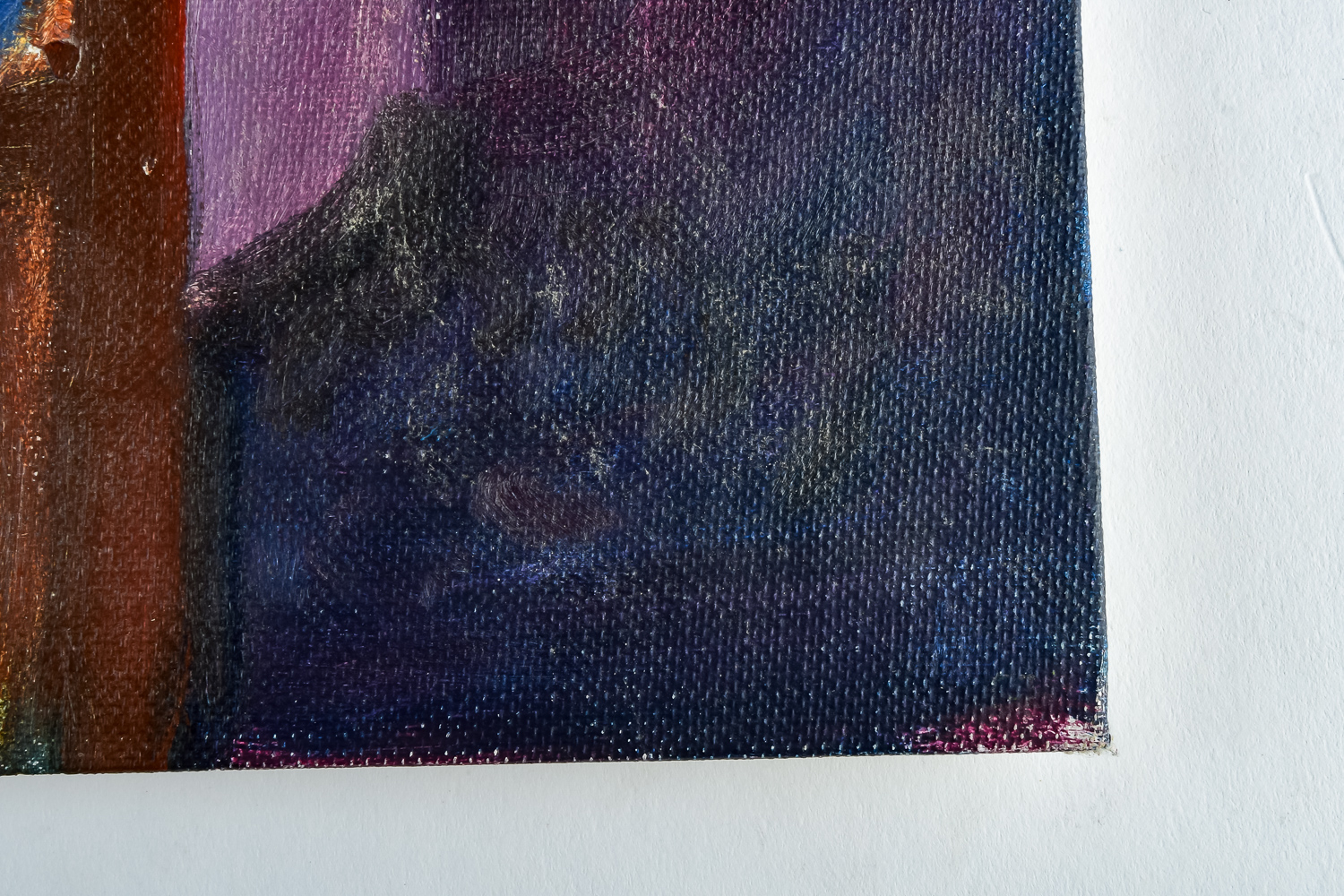 Tony Ortega Oil on Canvas Painting of a Woman Drinking Wine