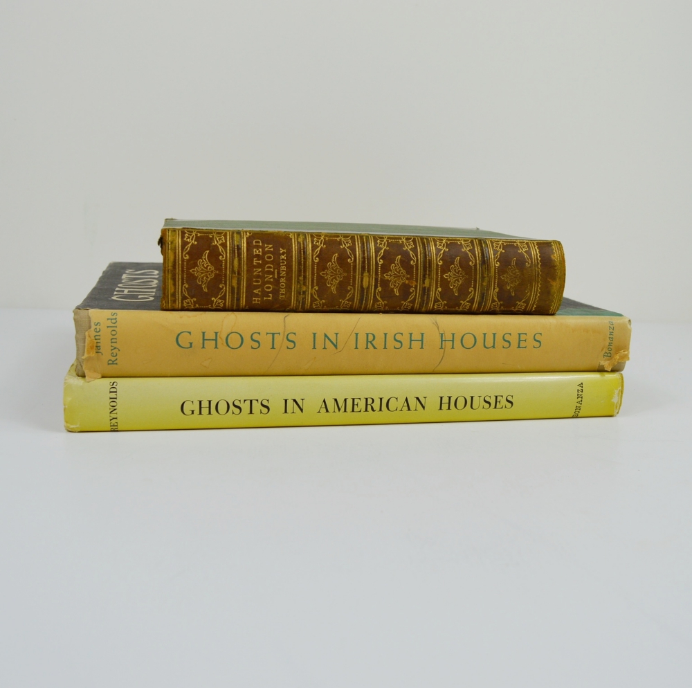 1880 Ed. of "Haunted London" With Two Other Ghost Books