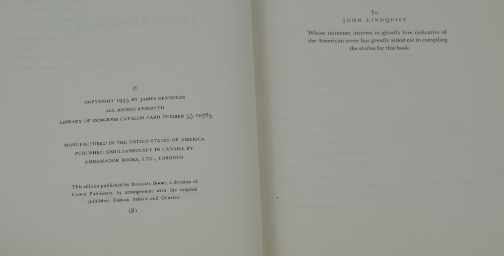 1880 Ed. of "Haunted London" With Two Other Ghost Books