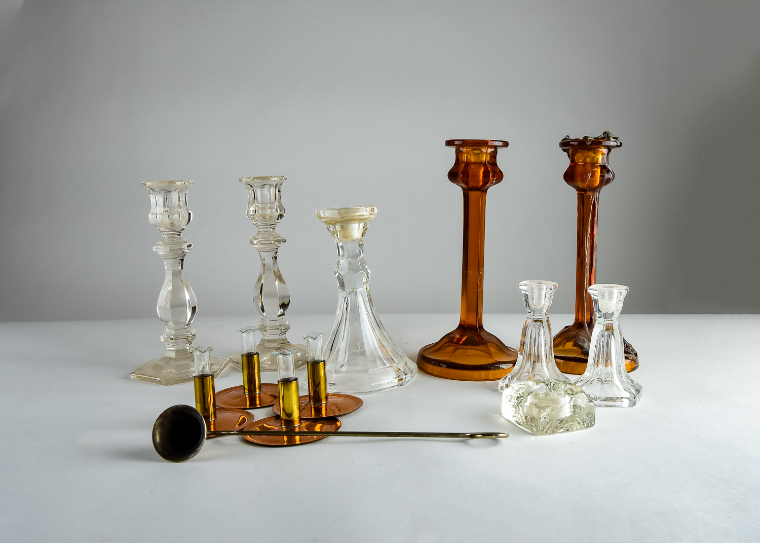 Glass Candle Holders and Accessories