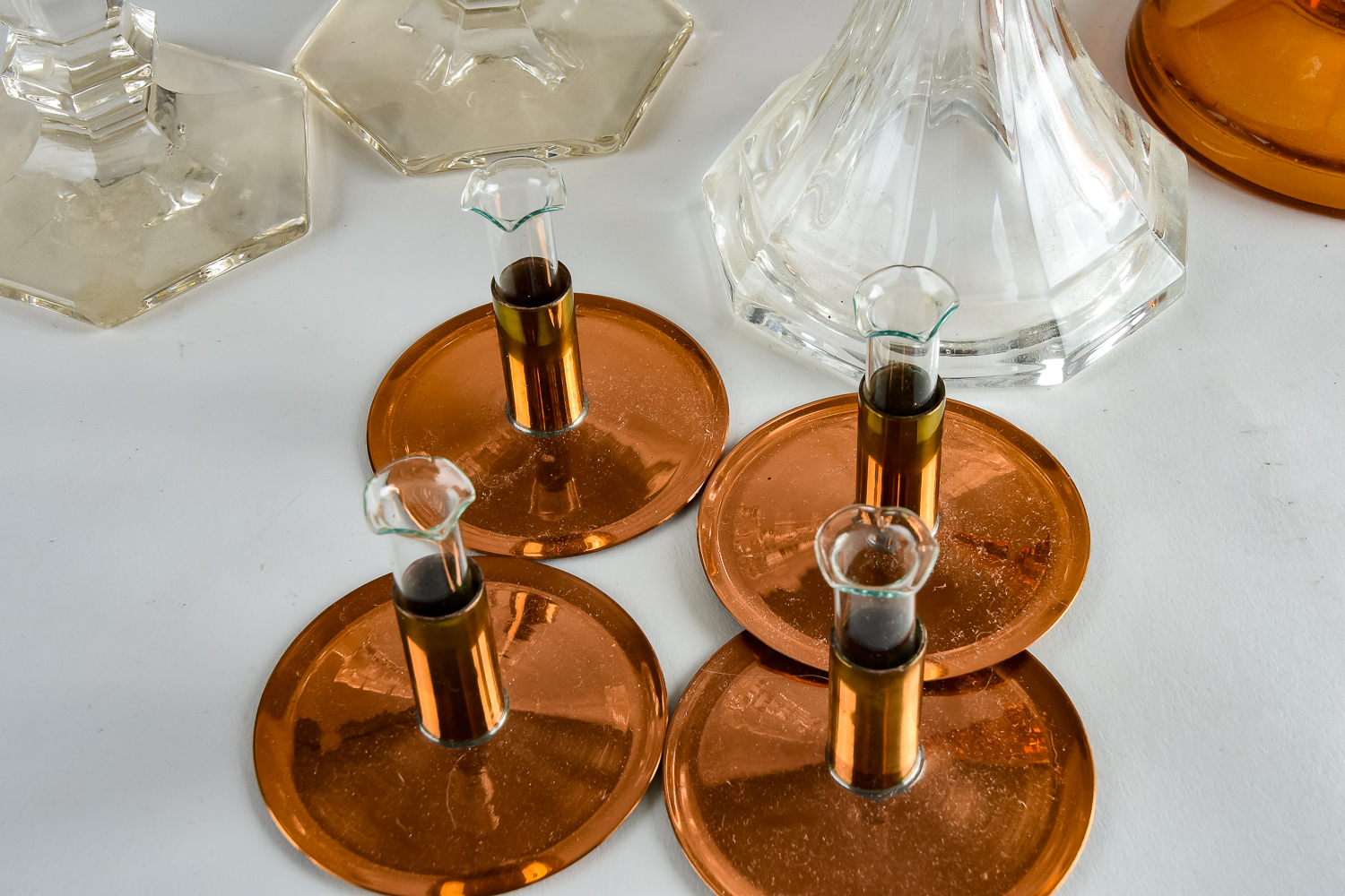 Glass Candle Holders and Accessories